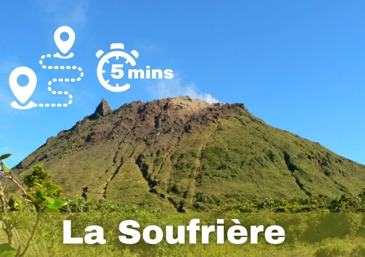 L'Escapade Soufriere Lägenhet Saint-Claude
